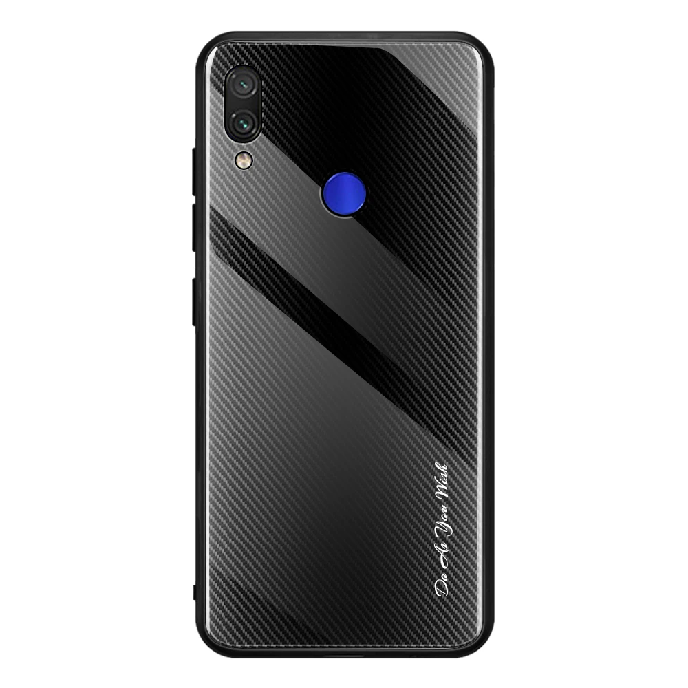 05 Для Xiaomi Redmi Note 7 Чехол чехол из закаленного стекла для телефона для Xiaomi Redmi Note 5 6 7 Pro 7A K20 Pro градиентные полосы задняя крышка - Цвет: 05