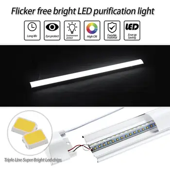 

30CM 85V-265V 10W Led Tube Light Purification Lamp Cool White Home Kitchen Lighting CE Approved & Rohs Compliant