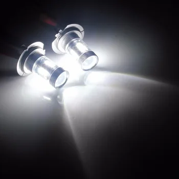 

Car LED Headlights Auto 2Pcs DRL Fog 880LM 6000K Lamps Bulbs Replacement