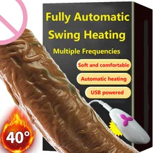 Heating Penis For Women Big Dildos Strong Vibrator Vagina G-spot Anal Pluy Adults Sex Toys Realistic Dildo Penis Cheap Sex- Toy