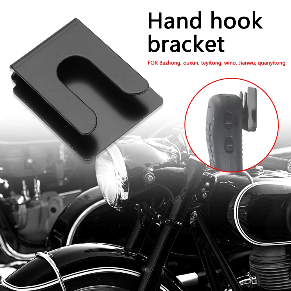 Soporte de gancho Universal para coche y motocicleta, colgador de mano con micrófono de mano, 3M, para Yaesu 7900, Eurocom