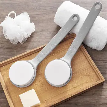 

Long Handle Exfoliating Bath Sponge Exfoliating Scrub Skin Massager Exfoliation Bathroom Brush Dry Brushing Shower Tool
