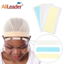 Alileader 60 шт. сменная клейкая лента для париков клейкая лента для волос двухсторонняя водонепроницаемая лента для наращивания волос/парик с кружевом/парик 4 см* 0,8 см