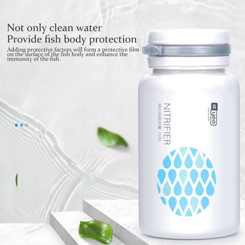 

Fish Tank Moss Remover Aquarium Algaecide Aquatic Control Algae Detergent Purification Water With Spoon