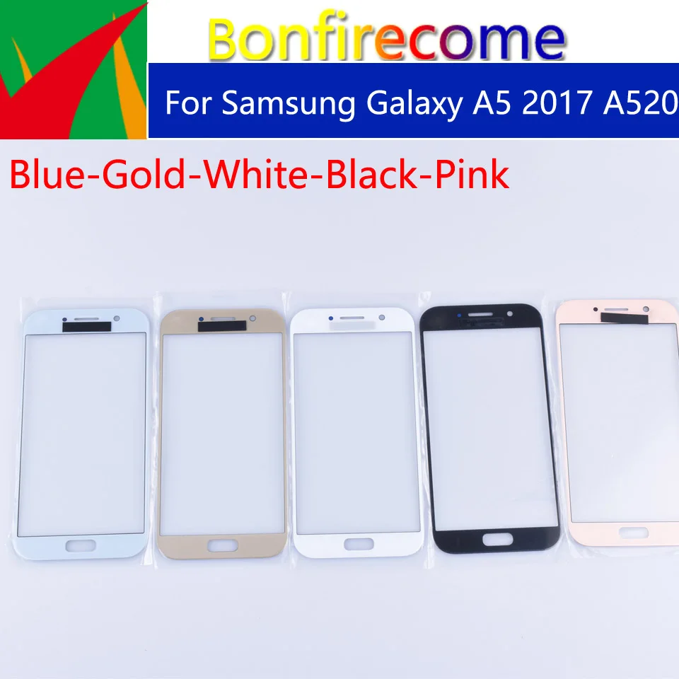 10 шт./партия внешнее стекло для сенсорного экрана Samsung Galaxy A5 2017 A520 A520F|Сенсорные