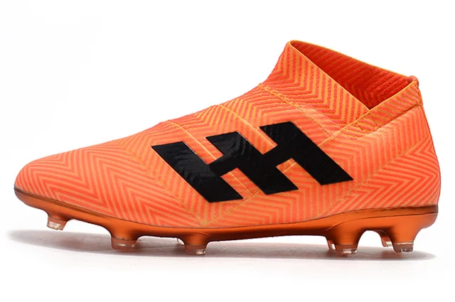 2019 nuevo Nemeziz 18 18 + FG Soccer para hombre 18 x zapatos de fútbol Agility Bandage Modo de fútbol botines zapatillas| | - AliExpress