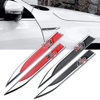 

1pair Metal 3D Car Styling Sticker Accessories Side Fender Rear Trunk Badge Emblem Decal For Seat Leon FR+ Cupra Ibiza Altea