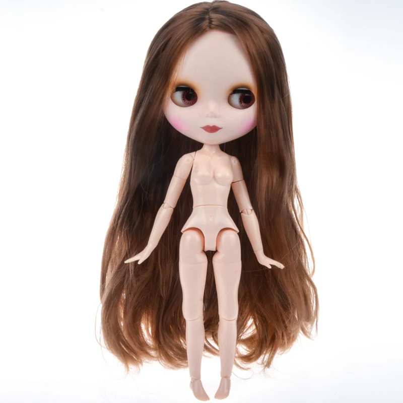 Blyth кукла Blyth матовое лицо матовая белая кожа 1/6 BJD шарнирная кукла пользовательские куклы для девочек подарок для коллекции кукол - Цвет: Matte Face 3-NBL20