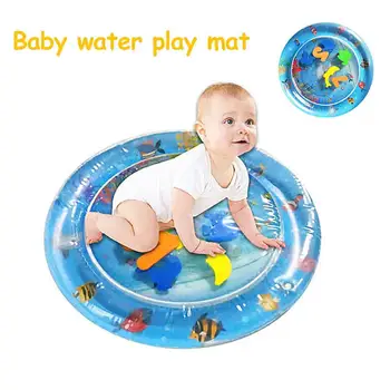 

Baby Thicken Inflatable PVC Tummy Time Water Play Mat Prostrate Cushion