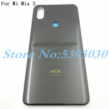 

New For Xiaomi Mi Mix 3 Original Ceramic Battery Back Cover Rear Housing Door Glass Cover Repair Spare Parts Replacement