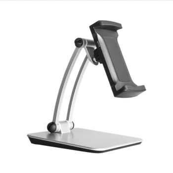 

Cell Phone Stand Height Angle Adjustable Desktop Cell Phone Stand Long Arm Aluminum Tablet Stand for iPhone iPad Kindle