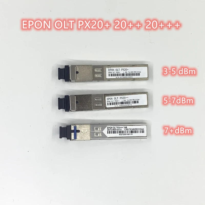 Оптический трансивер Epon Sc Olt PX20 + ++ Px20 +++ OLT SFP OLT1.25G 1490/1310nm 3-7dBm Ftth Solutionmodule для A |