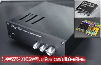 

AD827 Amp TAS5630 Hifi 2.1 Amplifier 300W+150Wx2 Home Audio Hifi 2.1 Audio Stereo Digital Amplifier Subwoofer Class D