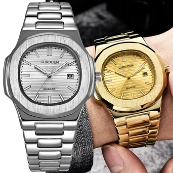 

Fashion Square Men Watch Business Waterproof Quartz Stainless Steel Wrist Watch Women Male Relogio Masculino erkek kol saati