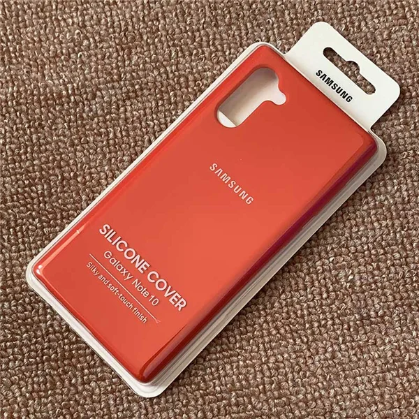 DCHZIUAN жидкий силиконовый полный защитный чехол для samsung Galaxy Note10 Note 10 Plus Мягкий чехол для телефона s Coque - Цвет: Red