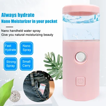 

Mini Facial Handy Cool Mist Spray Machine Face Hydration Sprayer Portable XHC88