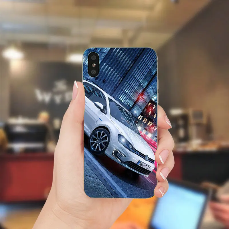 Мягкие ТПУ чехлы обложки для мобильных телефонов iPhone 7 7plus 6 6S 6Plus 5 5S 5C SE 8 8Plus X XR XS Max Golf 7 Gti Edition 40 Clubsport