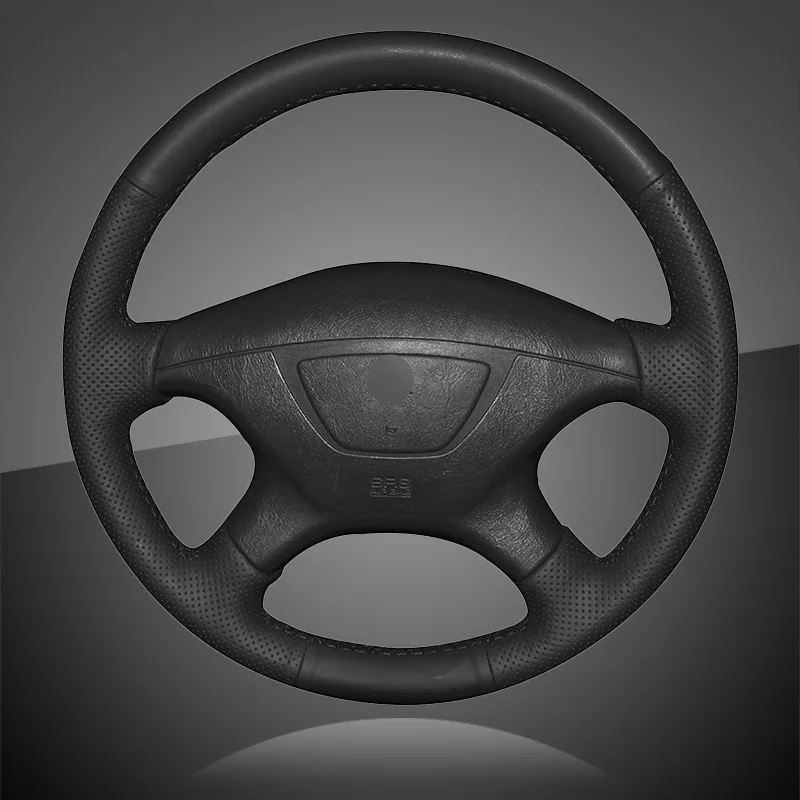 Handsewing Car Steering Wheel Cover For Mitsubishi Pajero Sport 2004