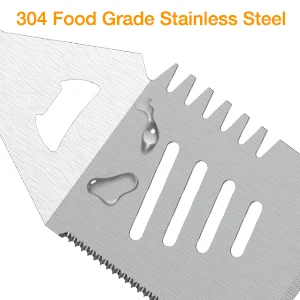 Stainless steel spatula