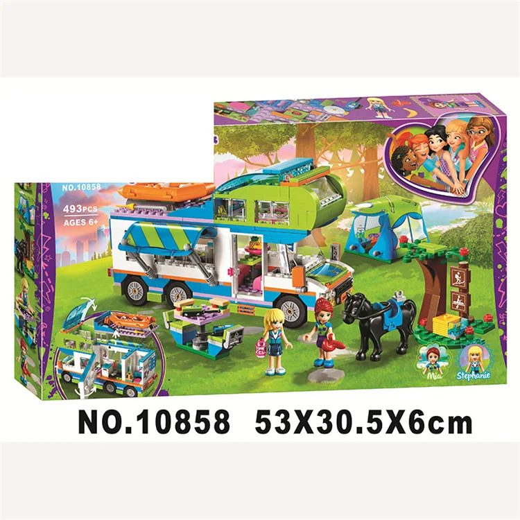 

Bela Bole 10858 Small GIRL'S Children GIRL'S Educational Interactive Assembled Inserted Building Blocks Toy