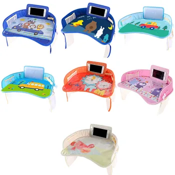 

Portable Child Car Seat Tray Waterproof Snack Tray Table Storage Rack Toys Infant Stroller Holder Baby Stroller Safety Desk