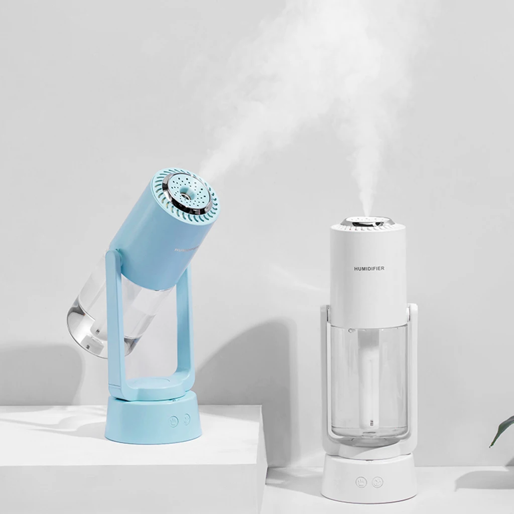Portable Mini Air Humidifier 230ml USB Personal Negative Ion Purification Aroma Purifier Diffuser Mist Maker with LED Lights
