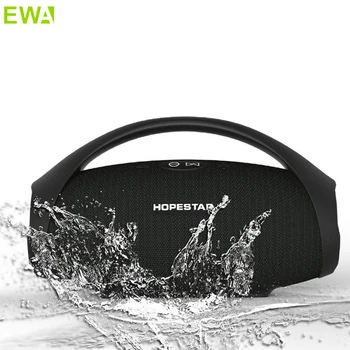 

EWA H32 Outdoor Portable Bluetooth Speaker Wireless Waterproof Ipx6 Mini Speakers Big Power 10W Column Boombox with Handle