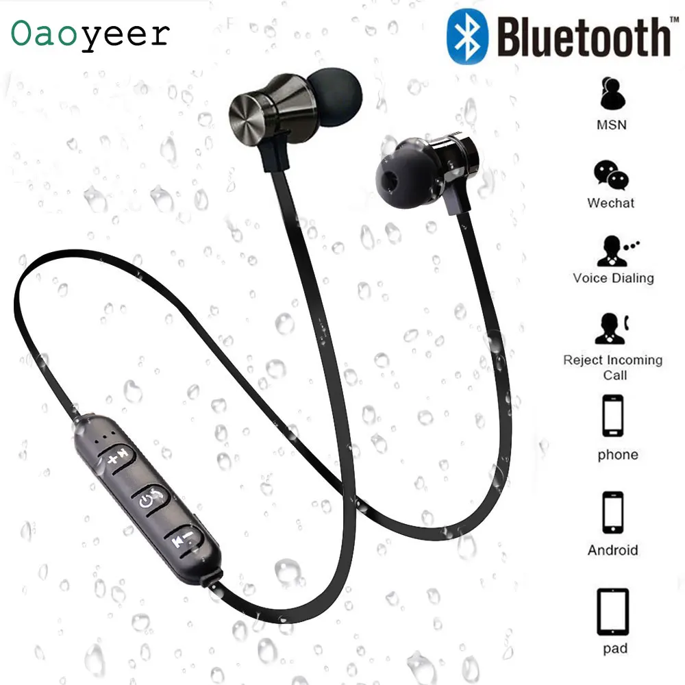 Беспроводные Bluetooth-наушники XT11 магнитная Спортивная Беспроводная