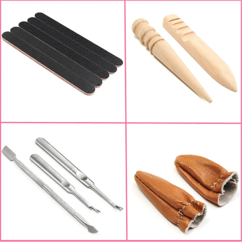 24Pcs Leather Craft Tool Kit Hand Sewing Stitching Punch Carving Work Saddle DIY Leather Craft Tool Set Leathercraft Accessories