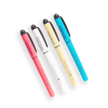 

4pcs good writing gel pen set 0.5mm ballpoint Black Blue Red ink color signature Office accessories School supplies EB850