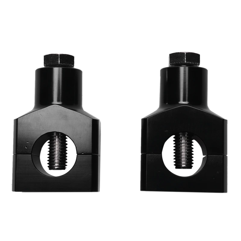 2Pcs Black Universal Motorcycle 25Mm 1 Inch Handlebar Risers Clamp For Suzuki Yamaha | Автомобили и мотоциклы