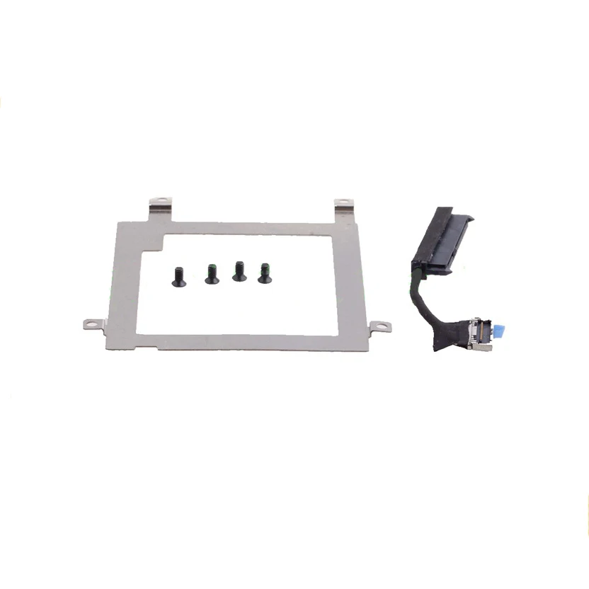 NEW Dell Latitude E7440 HDD Hard Drive/Disk caddy bracket+ SATA Cable Connector