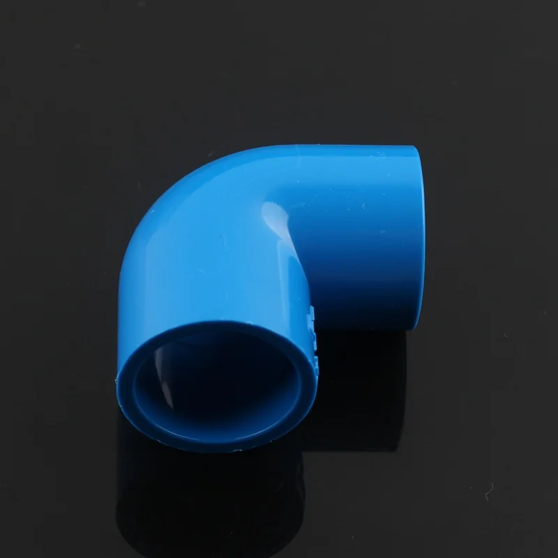 4 шт. NIEYY PVC20mm локоть соединитель водопроводная труба 90 градусов локоть соединение водяная трубка адаптер трубка для полива сада аксессуары - Цвет: Синий