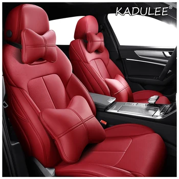 

KADULEE Custom Leather car seat covers For Buick Regal LaCROSSE Excelle Park Avenue ENVISION GL8 SAIL Encore GL6 Enclave cover