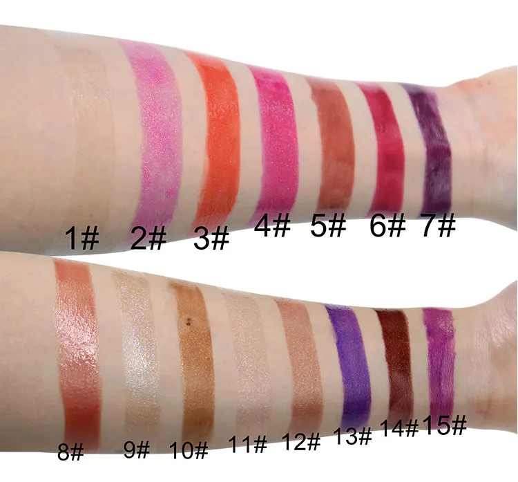 Best Selling 15 Color Private Label Long Lasting Waterproof Non Sticky Lipgloss Matte Liquid Lipstick