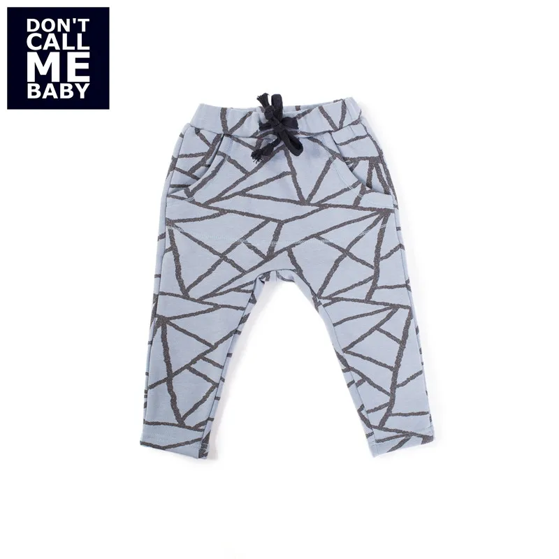 

DON`T CALL ME BABY Children Autumn Printed Blue Pants Kids Casual Fashion Cotton Basic Pants Boys New Soft Homewears 54744