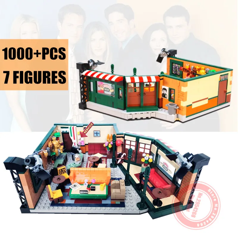 

New Classic TV Series American Drama Friends Central Perk Cafe Fit Legoings Model Building Block Bricks 21319 Toy Gift Kid