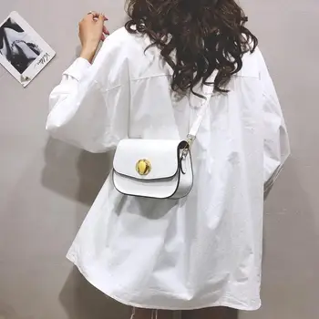 

Hot Sale Handbags Classic Delicate Women Fashion Mini Messenger Pure Color PU Leather Shoulder Bags Small Purse Daily Shopping