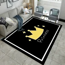 Новые детские игровые фланелевые ковры для гостиной, вертикальные 3D принтованные ковры с розовым рисунком для мальчиков и девочек