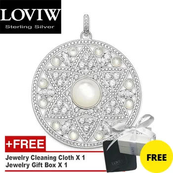 

Pendant White Opal Ornament, Fashion Trendy Jewelry Thomas sabor 925 Sterling Silver Trendy Accessories Gift For Woman