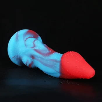 Silicone Animal Monster Dildo Dick Realistic Suction Cup Anal Dragon Dildos Adult Penis Cock for Women Female Masturbation 2