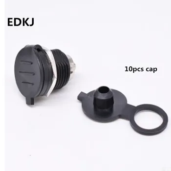 

10pcs Waterproof cap DC099 DC 3.5 *1.3 5.5* 2.1 DC socket waterproof cap without socket DC Power Jack Socket