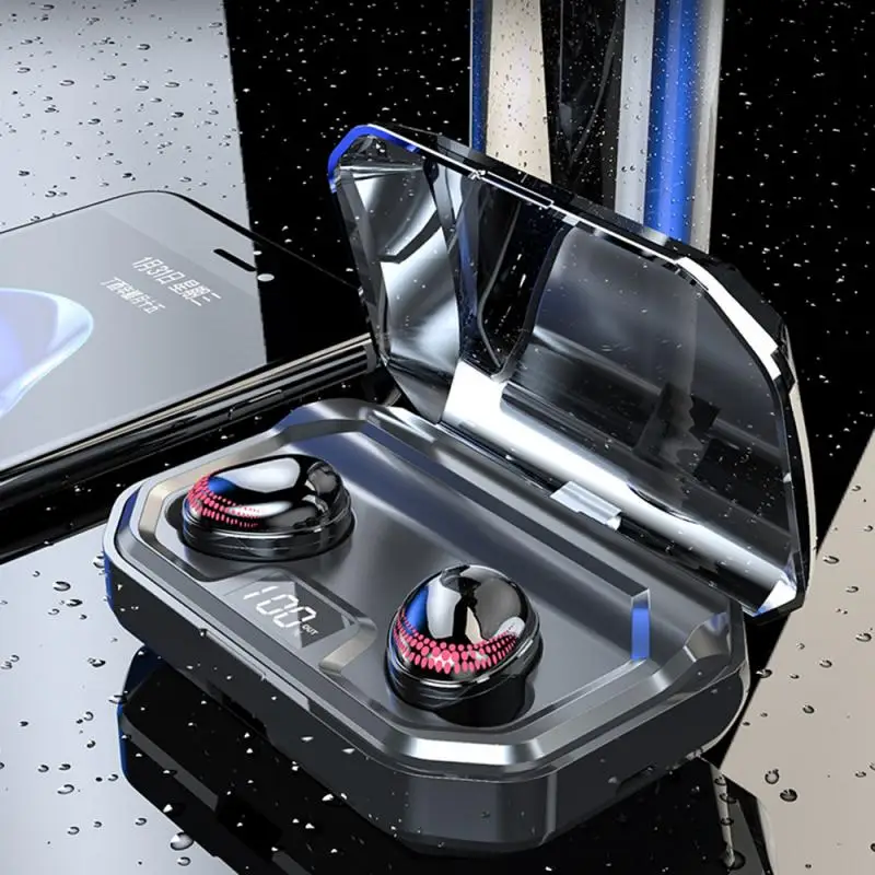 X10 TWS Bluetooth V5.0 HIFI Беспроводные наушники 8D стерео спортивные наушники гарнитура с зарядной коробкой микрофон для iPhone Xiaomi