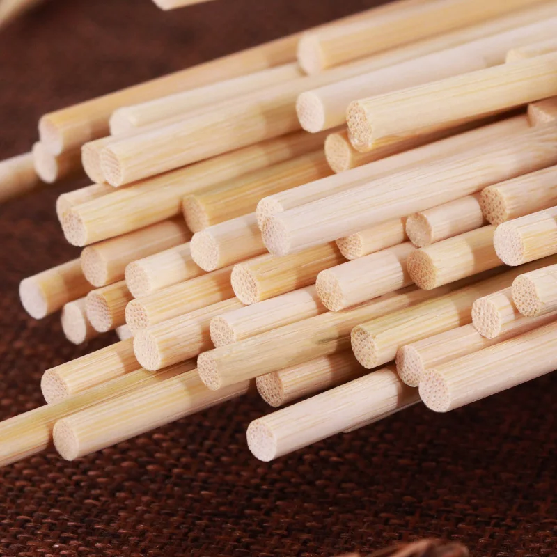 100pcs 40cm*4mm Bamboo Barbecue Skewers Grill Shish Kabob Natural Wood BBQ Sticks Disposable Meat Fruit Stick Outdoor Picnic