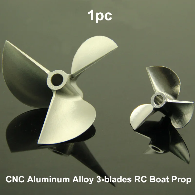 Hélices CNC 45mm Pour Bateau RC - Paire LH/RH, Alésage 3/16