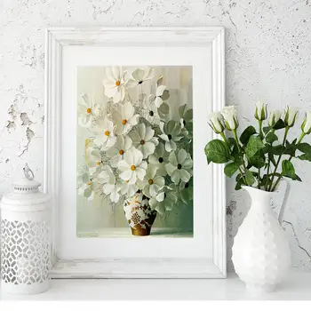 

Custom Poster Ice Cream Flowers#z Canvas Wall Art Picture Set Posters Home Decor Prints Abstract Prints for Room20-0630-60