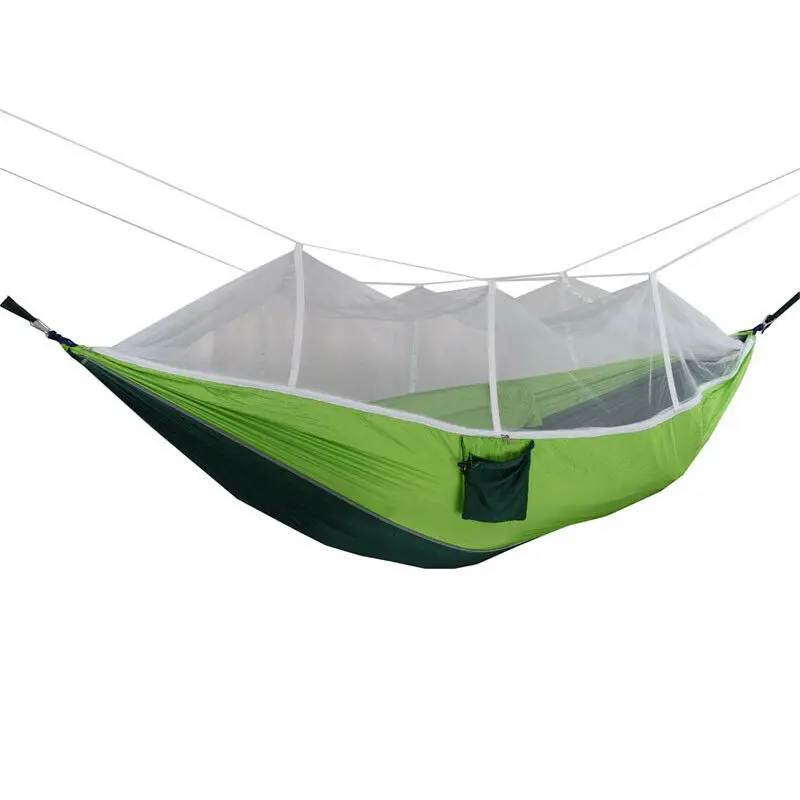 Creative Outdoor Mosquito Net Hammock Portable Double Hammock with Mosquito Net for Camping Trips Outdoors New - Color: C