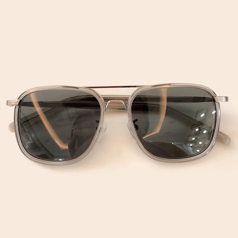 No.2 Sunglasses Винтажные Солнцезащитные очки женские роскошные брендовые дизайнерские ретро Квадратные Солнцезащитные очки для мужчин/женщин - Цвет линз: No.2 Sunglasses