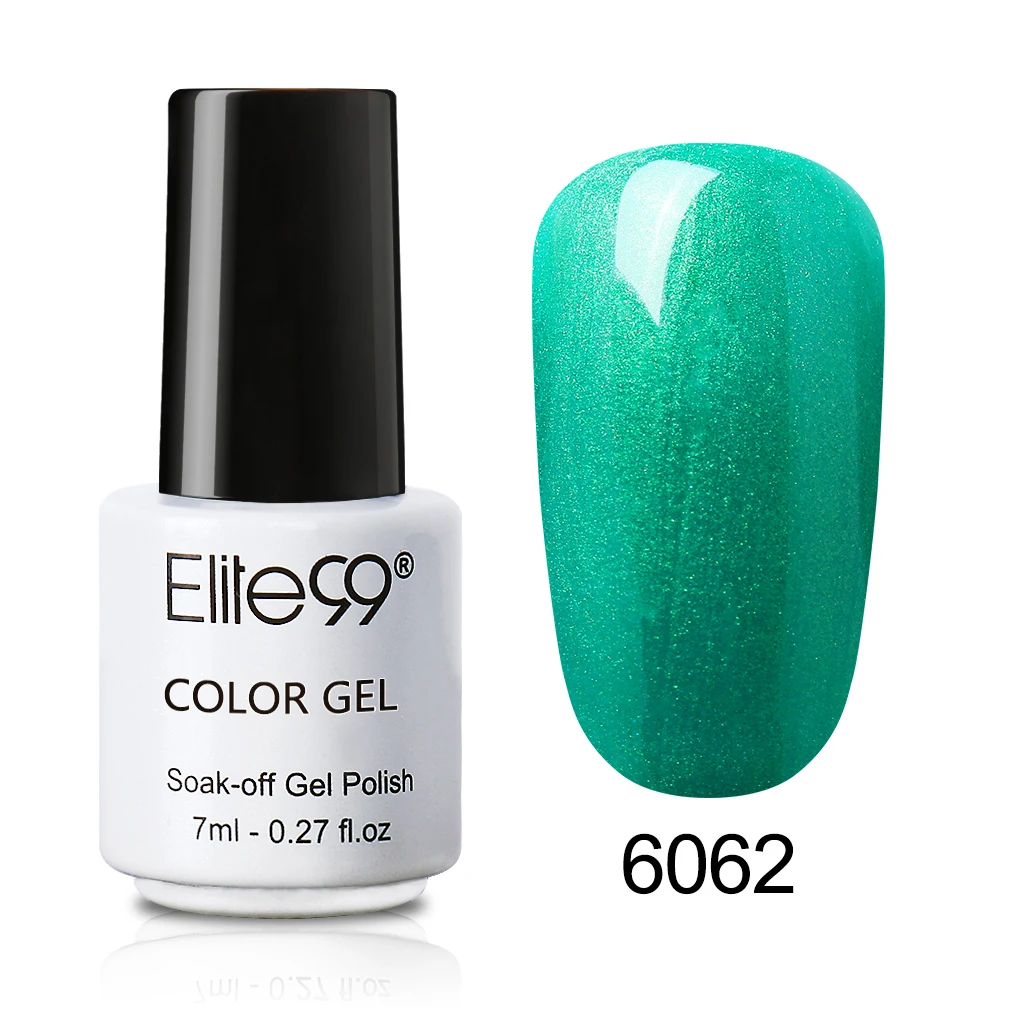 6062 Elite99 7 мл Гель-лак one step УФ светодиодный био-Гели Soak Off Гель-лак для маникюра 3 в 1 нейл-арта Лаки Гибридный стойкий гель Краски - Цвет: 6062
