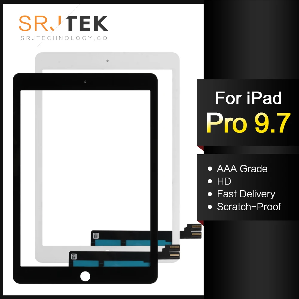 SRJTEK сенсорный экран для iPad Pro 9 7 A1673 A1674 A1675 дигитайзер сенсорные части планшетного
